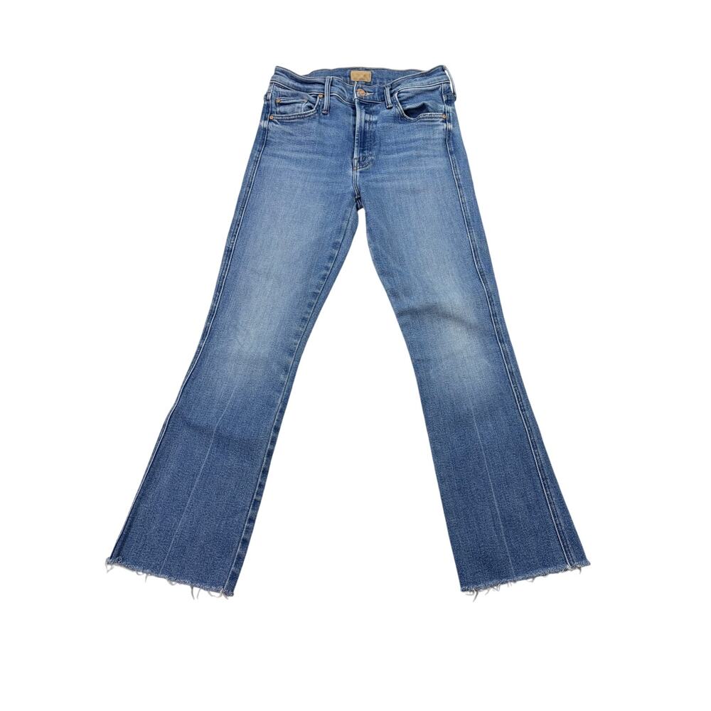 Mother light wash double insider heel jeans. Size 26. ankle length, mid rise